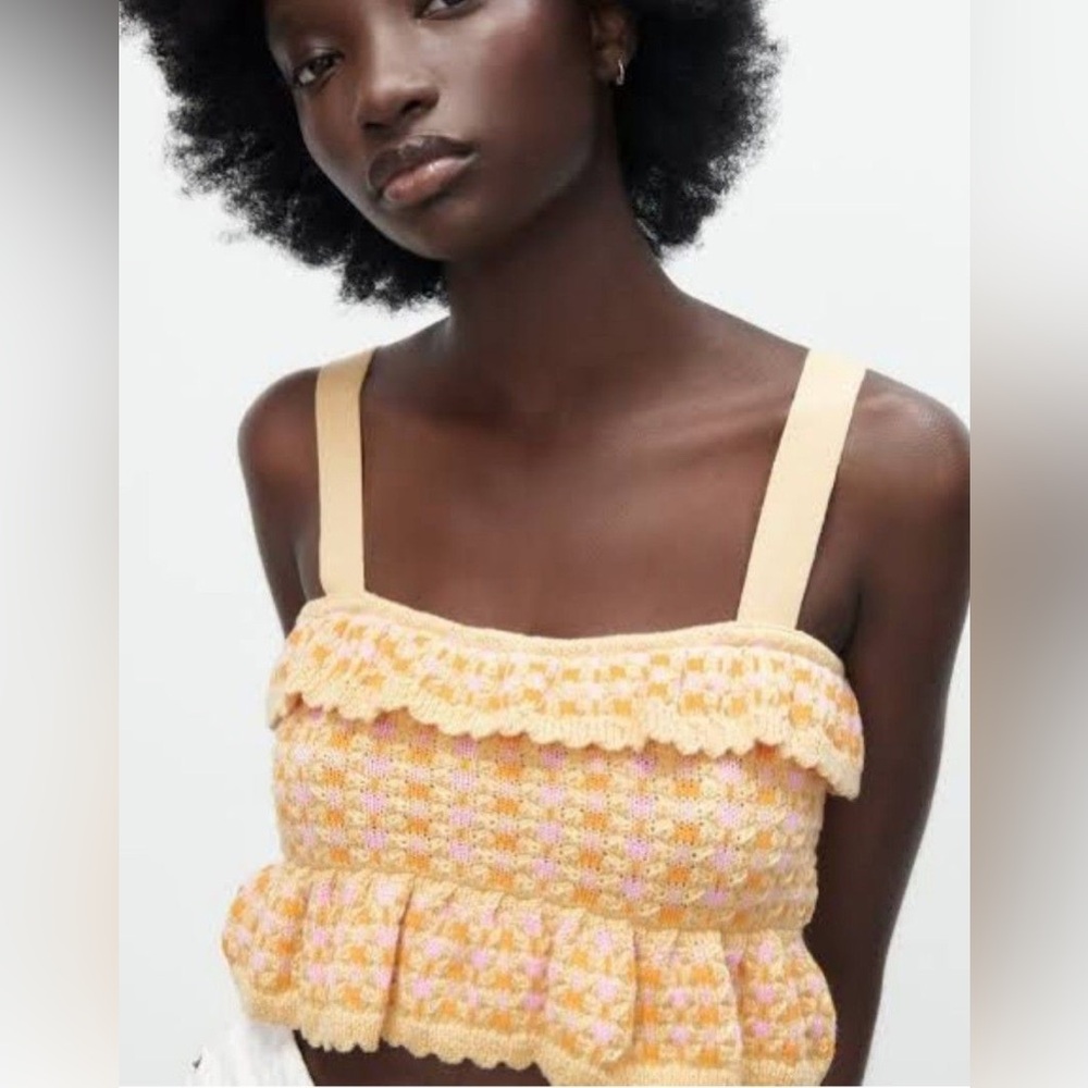 Zara Knitted Crop Top